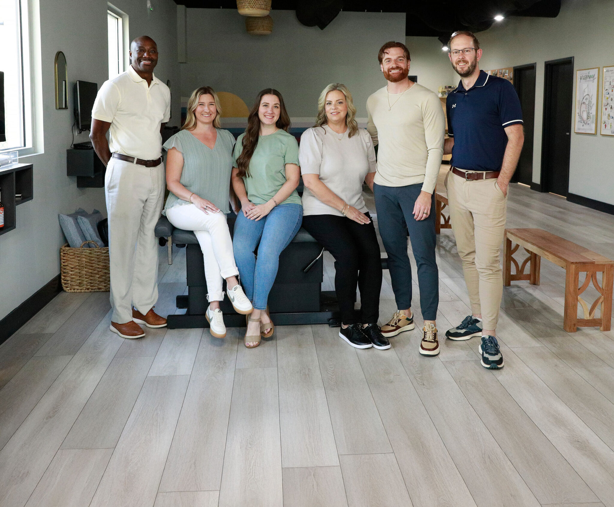 The At Last Chiropractic team at our office in Lithia, FL